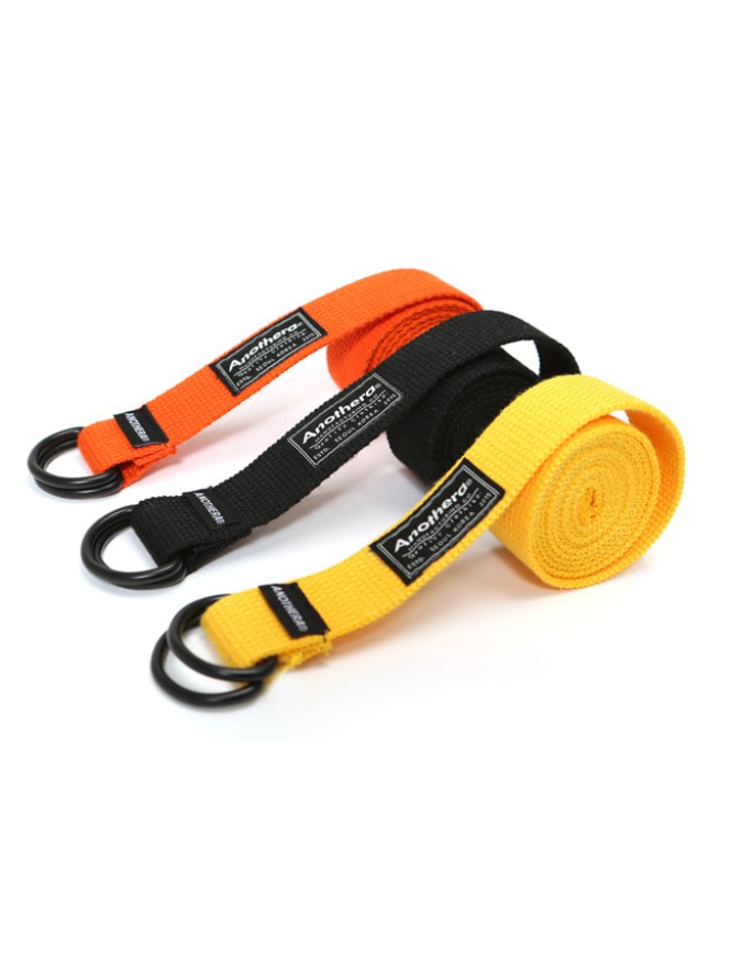 Slim Fabric Belt [Black,Orange,Yellow]