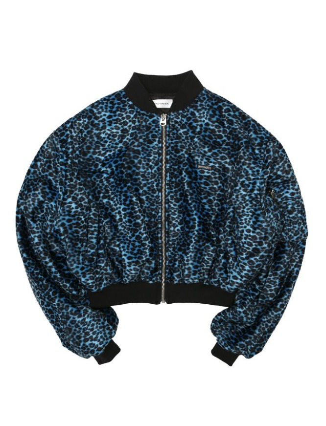 Leopard MA-1 Jacket [Blue]